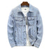 Denim Jacket Lightweight Jeans Collared Top