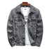 Grey Washed Denim Jacket Lightweight