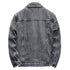 Grey Washed Denim Jacket Lightweight