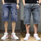 Denim Cargo Shorts Soft Stretch Washed