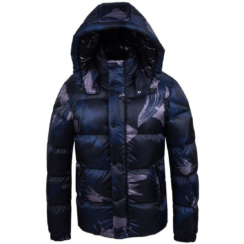 Puffer Padded Camouflage Jacket