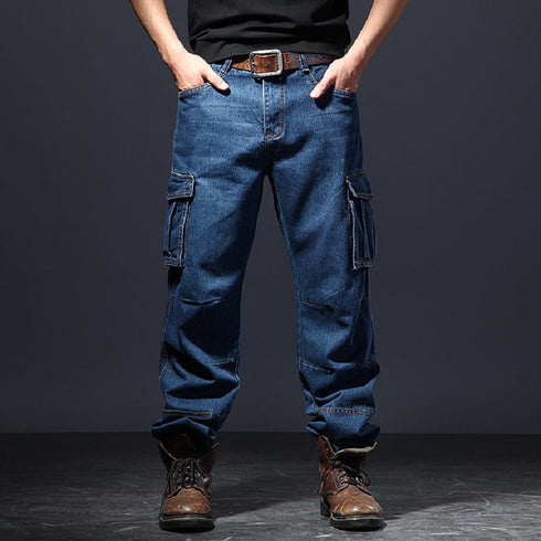 Hriger Cargo Denim Jeans
