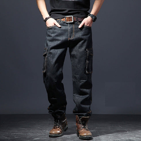 Hriger Cargo Denim Jeans