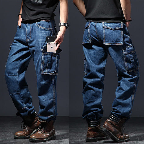 Hriger Cargo Denim Jeans
