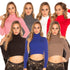 Long Sleeve Cropped Turtleneck Jumper