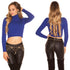 Long Sleeve Cropped Turtleneck Jumper