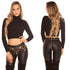 Long Sleeve Cropped Turtleneck Jumper