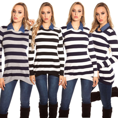 Long Sleeve Collared Jumper