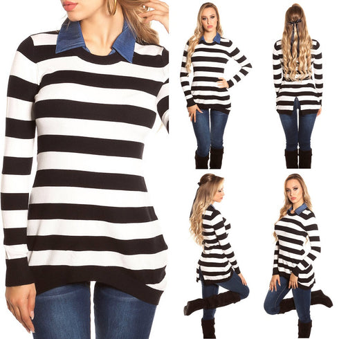 Long Sleeve Collared Jumper