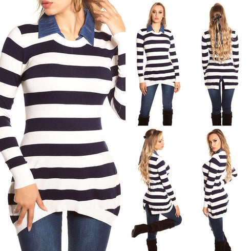 Long Sleeve Collared Jumper