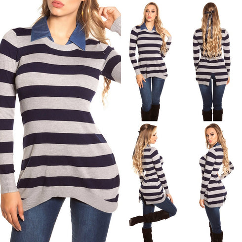 Long Sleeve Collared Jumper