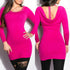 Long Sleeve Open Back Jumper