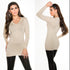 Long Sleeve V Neck Jumper
