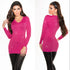 Long Sleeve V Neck Jumper