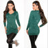 Long Sleeve V Neck Jumper
