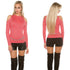 Long Sleeve Open Shoulder Jumper