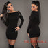 Long Sleeve Off Shoulder Jumper Dress