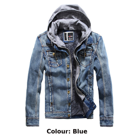 Denim Fleece Lined Jacket