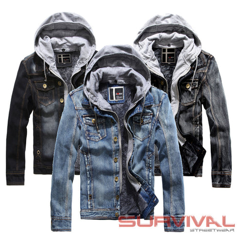 Denim Fleece Lined Jacket