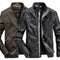 Faux Leather Lined Biker Jacket