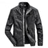 Faux Leather Lined Biker Jacket