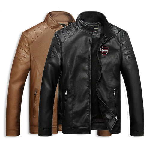 Faux Leather Biker Jacket