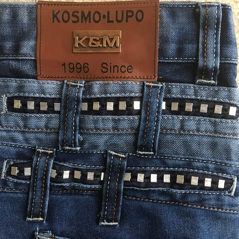 Kosmo Lupo Jeans Blue KM001 Leather Label