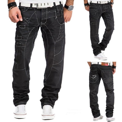 Kosmo Lupo Black Jeans - KM040-1