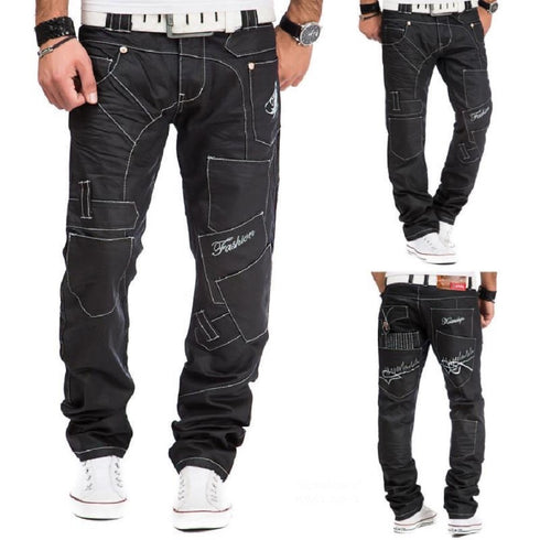 Kosmo Lupo Black Jeans - KM120-1