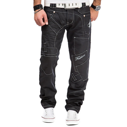 Kosmo Lupo Black Jeans - KM120-1