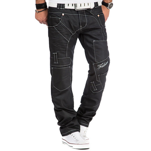 Kosmo Lupo Black Jeans - KM120-1
