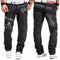 Kosmo Lupo Black Jeans - KM322-1