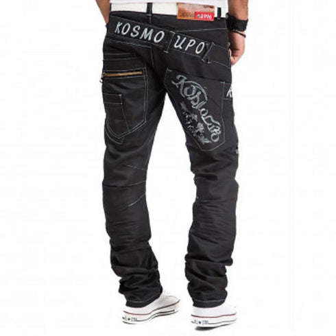 Kosmo Lupo Black Jeans - KM322-1