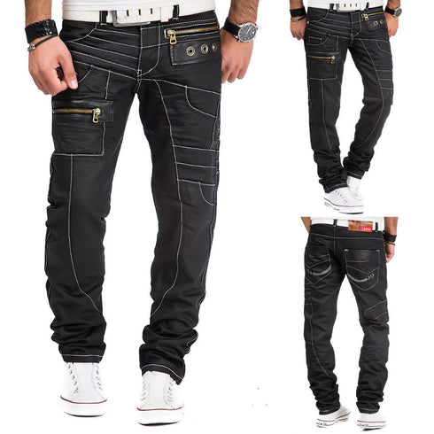 Kosmo Lupo Black Jeans - KM012-1
