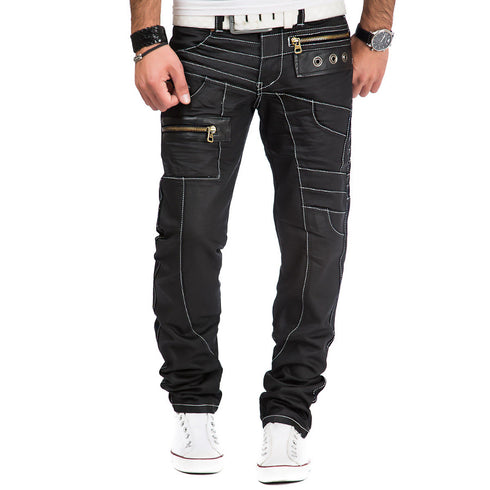 Kosmo Lupo Black Jeans - KM012-1