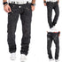 Kosmo Lupo Black Jeans - KM030-1