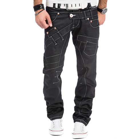 Kosmo Lupo Black Jeans - KM030-1