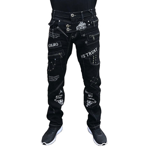 Kosmo Lupo Black Jeans KM051-1