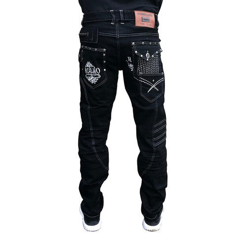 Kosmo Lupo Black Jeans KM051-1
