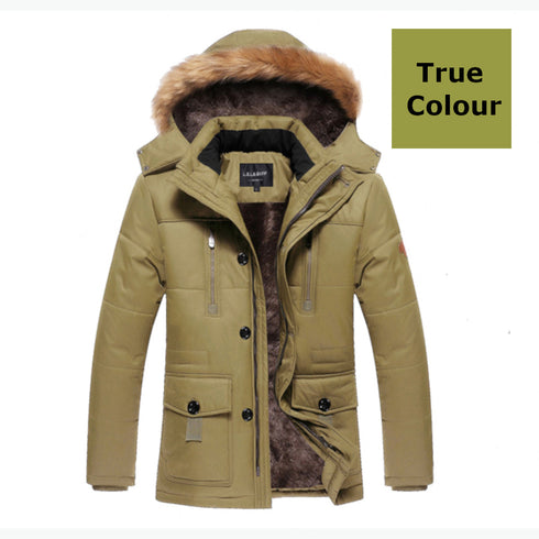 Outdoor Winter Fleece Lined Coat