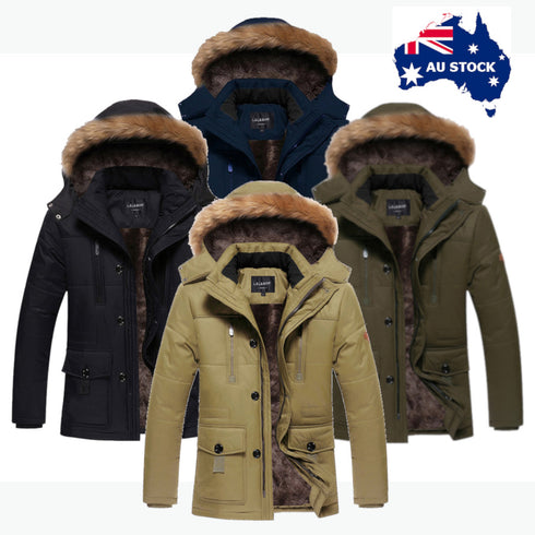 Outdoor Winter Fleece Lined Coat