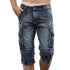 mens cargo denim walk shorts jeans