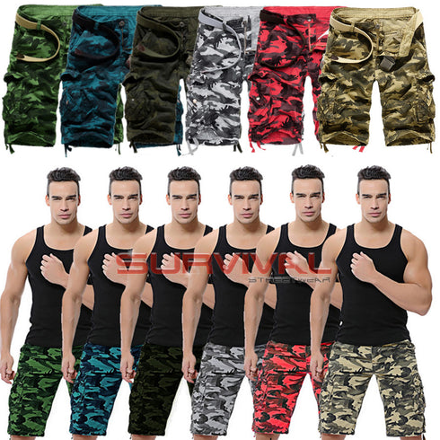 Camouflage Cargo Shorts