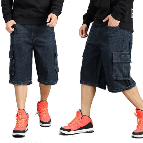 Cargo Denim Walk Shorts