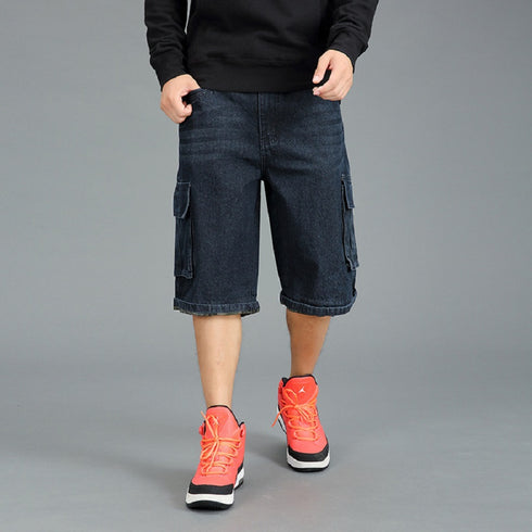 Cargo Denim Walk Shorts