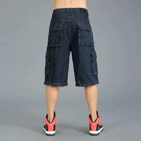 Cargo Denim Walk Shorts