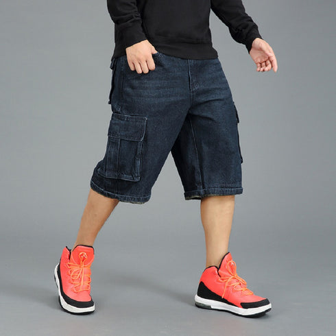 Cargo Denim Walk Shorts