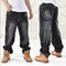 Black Washed Jeans Designer Denim Pants
