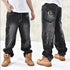 Black Washed Jeans Designer Denim Pants