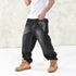 Black Washed Jeans Designer Denim Pants